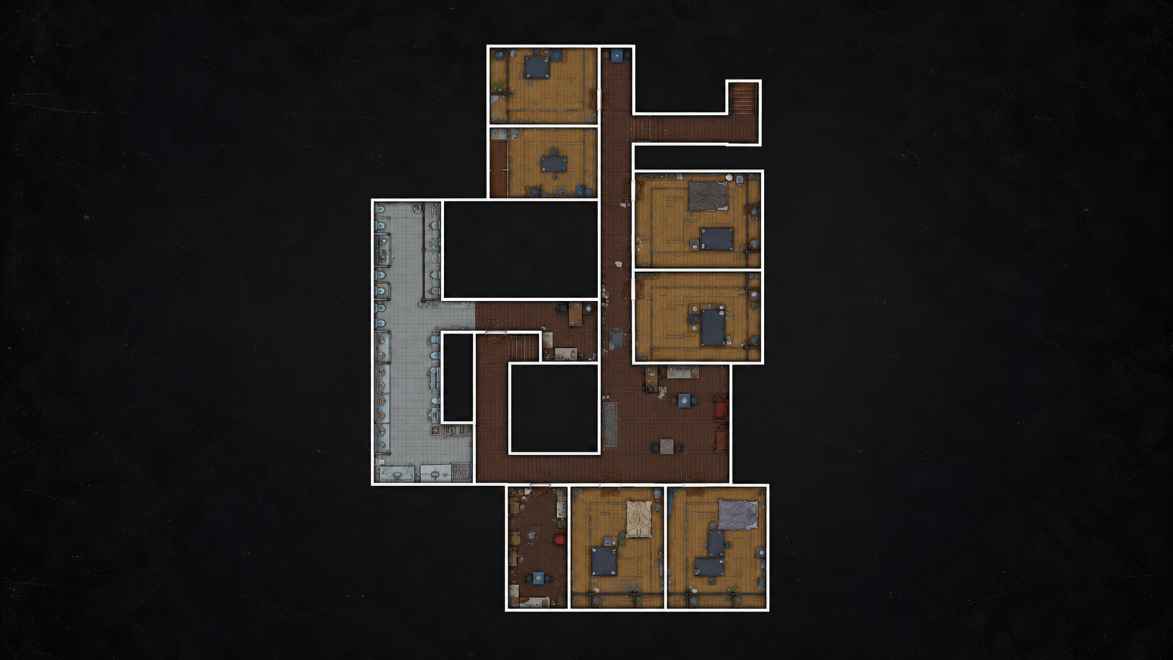 DEVOUR The Inn second floor map